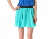 Mason by Michelle Mason Colorblock Tank Dress