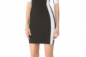 Mason by Michelle Mason Tricolor Dress