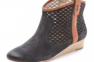 Matt Bernson Ambler Perforated Wedge Booties