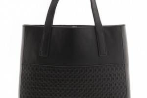 McQ - Alexander McQueen Embossed Leather Tote