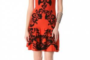 McQ - Alexander McQueen Jacquard Flirty Dress