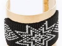 Mercedes Salazar Wide Beaded Cuff