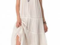 Mes Demoiselles Jess Long Embroidered Dress