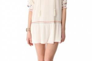 Mes Demoiselles Meril Embroidered Mini Dress