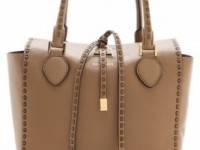 Michael Kors Collection Miranda Leather Stitch Tote