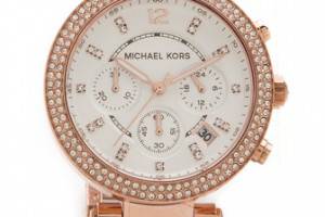 Michael Kors Parker Glitz Chronograph Watch