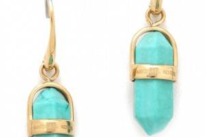 Michael Kors Seaside Luxe Geode Drop Earrings