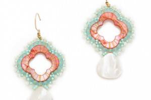 Miguel Ases Beaded Earrings