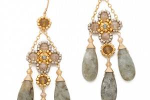 Miguel Ases Chandelier Earrings