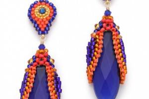 Miguel Ases Hydro Quartz Drop Earrings