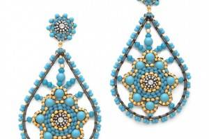 Miguel Ases Teardrop Earrings