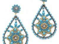 Miguel Ases Teardrop Earrings