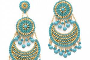 Miguel Ases Triple Layered Earrings