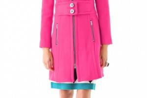 Milly Bo Zipper Coat