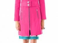 Milly Bo Zipper Coat