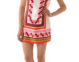 Milly Tile Print Vivienne Dress