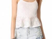 MINKPINK Rosemary Peplum Camisole