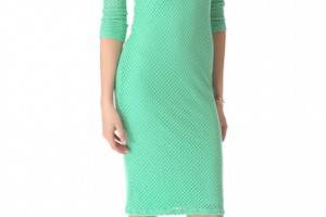 MONROW 3/4 Sleeve Knit Dress