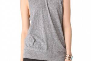 MONROW Granite Jersey Sleeveless Hoodie