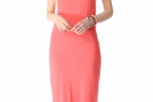 MONROW Novelty Basic Cutout Maxi Dress