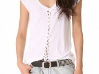 MONROW Novelty Braided Tee