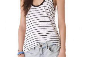 MONROW Striped Tank