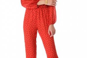 Moschino Cheap and Chic Dot Jumpsuit