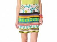 MSGM Tribal Patchwork Tank Dress