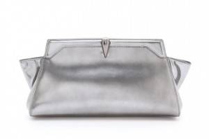 Mugler Naboo Metallic Clutch