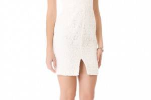 Nicholas Peony Lace High Neck Dress