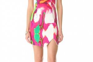 Nicholas Printed Cap Sleeve Dress