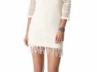 Nightcap Clothing Fringe Raglan Dress