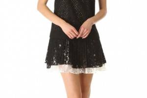 No. 21 Tiered Eyelet Tank Dress