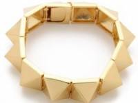 Noir Jewelry Pyramid Stud Bracelet