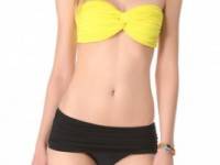 Norma Kamali Johnny D Bandeau Bikini Top