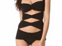 Norma Kamali Peek-A-Boo One Piece Swimsuit