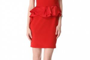 Notte by Marchesa Crepe One Shoulder Cocktail Dress