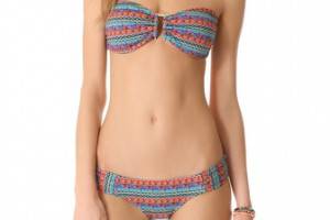 OndadeMar Folkloric Bandeau Bikini Top