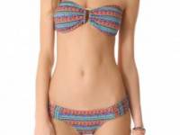 OndadeMar Folkloric Bandeau Bikini Top