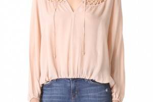 ONE by Chelsea Flower Macrame Blouse