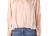 ONE by Chelsea Flower Macrame Blouse