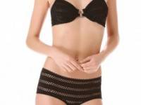 Only Hearts Eyelet Jersey Underwire Bra