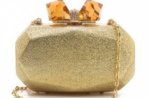 Overture Judith Leiber Avery Large Faceted Resin Clutch