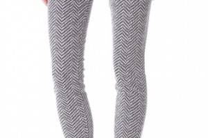 Paige Denim Hoxton Herringbone Skinny Jeans