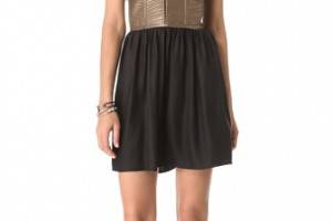 Parker Leather Corset Dress