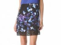 Peter Som Floral Blocked Dress