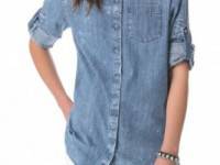 Pierre Balmain Studded Denim Shirt