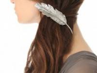 PLUIE Feather Barrette