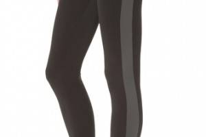 Plush Tuxedo Stripe Leggings