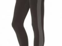 Plush Tuxedo Stripe Leggings